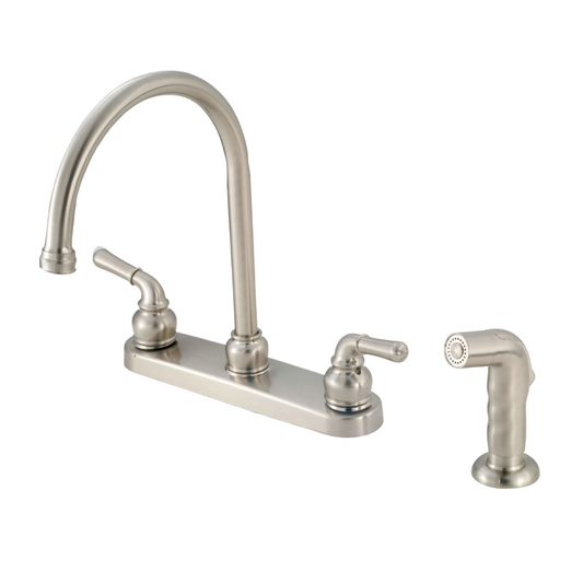 Superior Manufactured Home Parts & Supply 8_KitchenFaucetWithGoose-NeckSpout_TeapotHandles_Sprayer