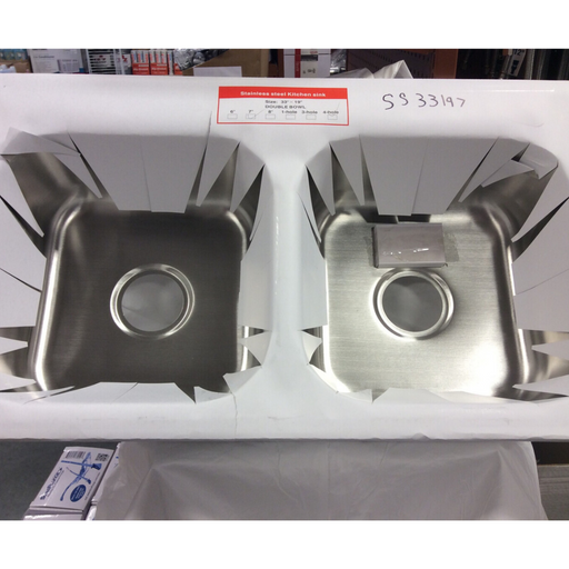 Superior Manufactured Home Parts & Supply 33_x19_x7_FourHoleStainlessSteelSink_2
