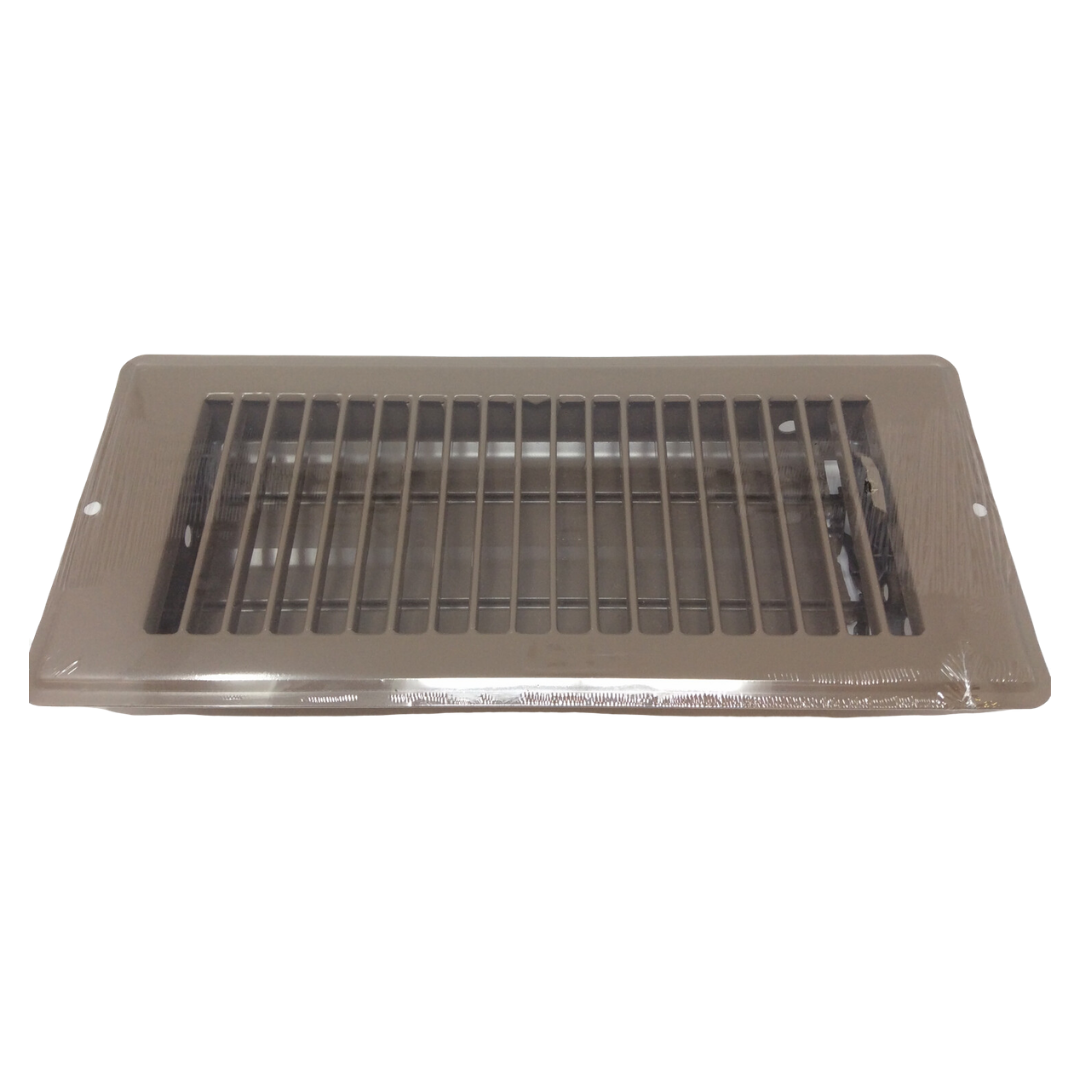 Superior Manufactured Home Parts & Supply 4_X10_BrownRolledFaceFloorVent_Register