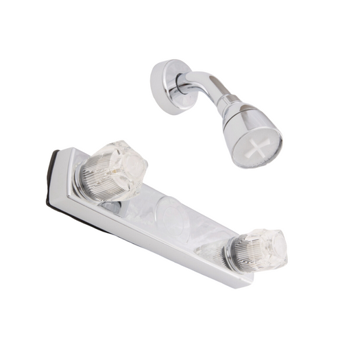 Superior Manufactured Home Parts & Supply 8_ChromeShowerFaucetwithCrystalHandles_ShowerHead