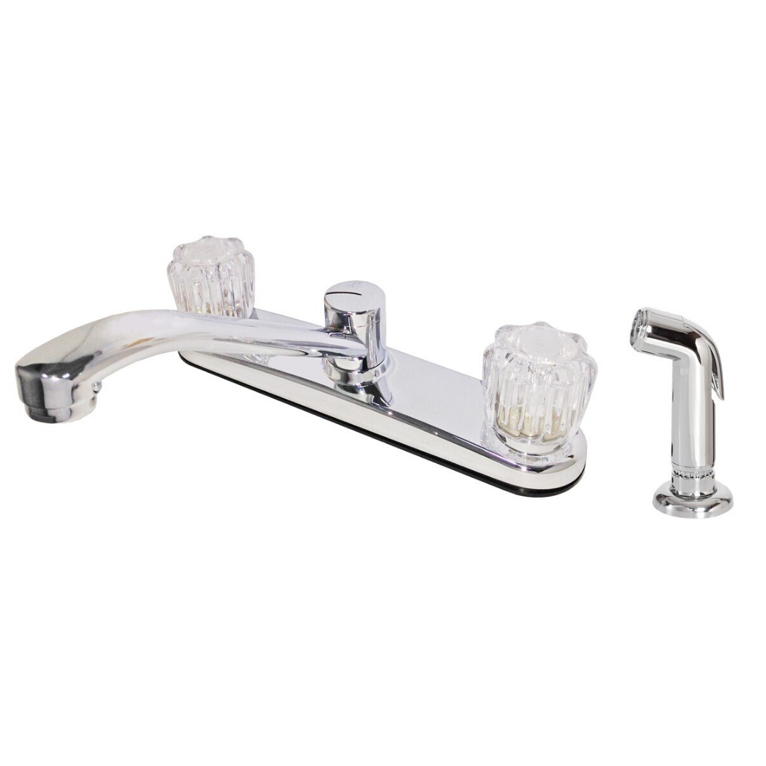 Superior Manufactured Home Parts & Supply 8_KitchenFaucetwithD-Spout_CrystalHandles_Sprayer